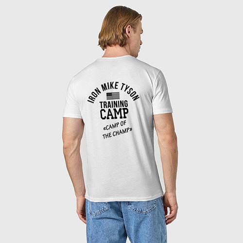Мужская футболка Iron Mike: Camp Tyson / Белый – фото 4