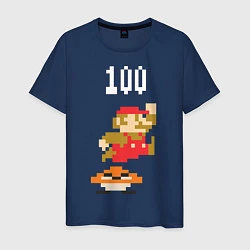 Мужская футболка Mario: 100 coins