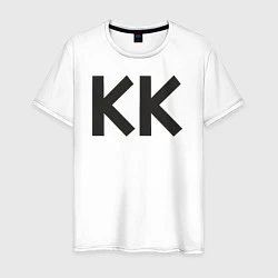 Футболка хлопковая мужская KK: Kamp krusty, цвет: белый