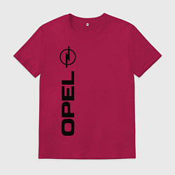 Футболка хлопковая мужская OPEL, цвет: маджента