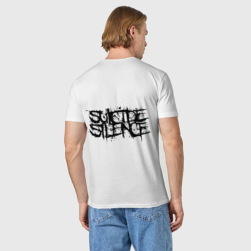 Мужская футболка Suicide Silence: Venom / Белый – фото 4