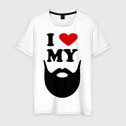 Мужская футболка Я люблю свою бороду
