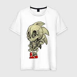 Мужская футболка Sonic skeleton