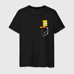 Мужская футболка Карманный Барт