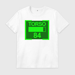 Футболка хлопковая мужская Torso 84, цвет: белый
