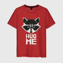 Мужская футболка Raccoon: Hug me