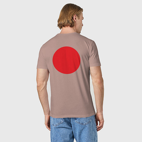 Мужская футболка I love Japan / Пыльно-розовый – фото 4