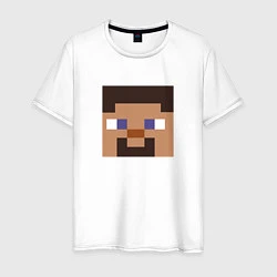 Мужская футболка Minecraft: Man Face