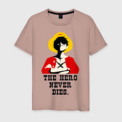Мужская футболка The hero never dies