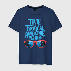Мужская футболка Tropical Awesome Paradise