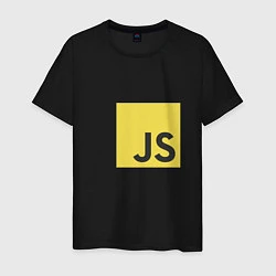 Мужская футболка JS return true; (black)
