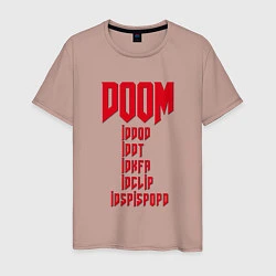 Мужская футболка DOOM: Idspispopd