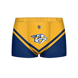 Трусы-боксеры мужские NHL: Nashville Predators, цвет: 3D-принт