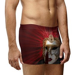 Трусы-боксеры мужские Венецианская маска, цвет: 3D-принт — фото 2