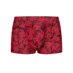Трусы-боксеры мужские Красные розы, цвет: 3D-принт