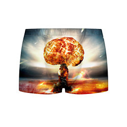 Трусы-боксеры мужские Атомный взрыв, цвет: 3D-принт