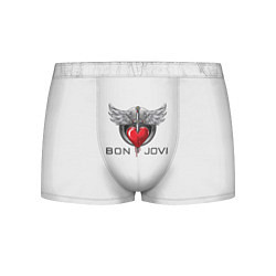 Трусы-боксеры мужские Bon Jovi, цвет: 3D-принт