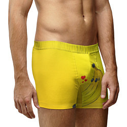Трусы-боксеры мужские Just Banana (Yellow) цвета 3D-принт — фото 2