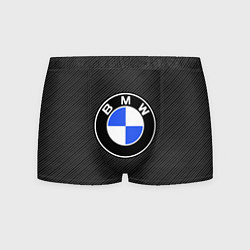 Трусы-боксеры мужские BMW CARBON БМВ КАРБОН, цвет: 3D-принт