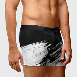 Трусы-боксеры мужские Белый и черный, цвет: 3D-принт — фото 2