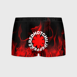Трусы-боксеры мужские RHCP: Red Flame, цвет: 3D-принт