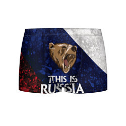 Трусы-боксеры мужские Russia: Roaring Bear, цвет: 3D-принт