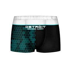 Трусы-боксеры мужские Detroit: Cyber Hexagons, цвет: 3D-принт