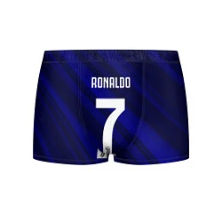 Трусы-боксеры мужские Ronaldo 7: Blue Sport, цвет: 3D-принт