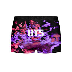 Трусы-боксеры мужские BTS: Black & Pink, цвет: 3D-принт