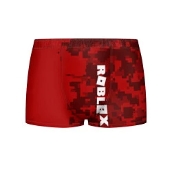 Трусы-боксеры мужские ROBLOX: Red Camo, цвет: 3D-принт