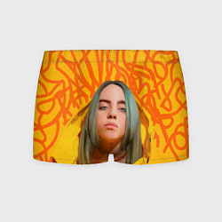 Трусы-боксеры мужские Billie Eilish, цвет: 3D-принт