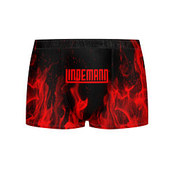 Трусы-боксеры мужские LINDEMANN: Red Fire, цвет: 3D-принт