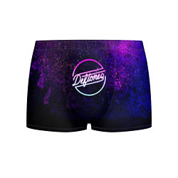 Трусы-боксеры мужские Deftones Neon logo, цвет: 3D-принт