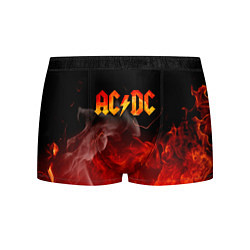 Трусы-боксеры мужские ACDC, цвет: 3D-принт