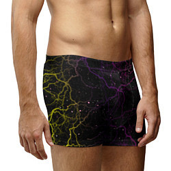 Трусы-боксеры мужские Молнии, цвет: 3D-принт — фото 2
