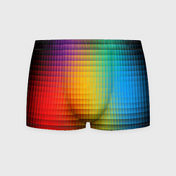 Трусы-боксеры мужские Радужный градиент, цвет: 3D-принт