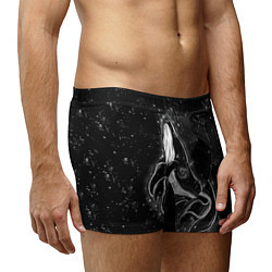 Трусы-боксеры мужские Космический Кит, цвет: 3D-принт — фото 2