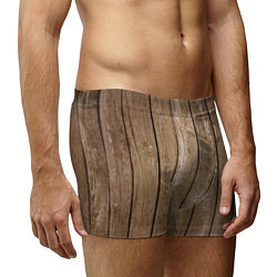 Трусы-боксеры мужские Texture Wood, цвет: 3D-принт — фото 2