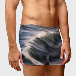 Трусы-боксеры мужские Море волнуется, цвет: 3D-принт — фото 2