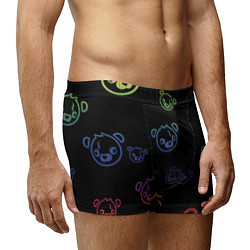 Трусы-боксеры мужские Colorful Bear, цвет: 3D-принт — фото 2