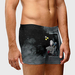 Трусы-боксеры мужские Космос Абстракция, цвет: 3D-принт — фото 2