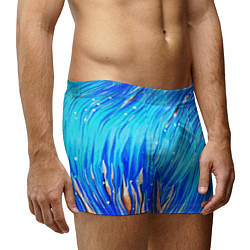 Трусы-боксеры мужские Морские водоросли!, цвет: 3D-принт — фото 2