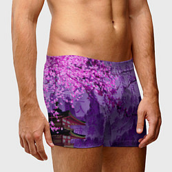 Трусы-боксеры мужские Фиолетовый китай, цвет: 3D-принт — фото 2