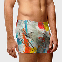 Трусы-боксеры мужские Буйство красок 3D, цвет: 3D-принт — фото 2