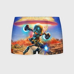 Трусы-боксеры мужские Alien area 52, цвет: 3D-принт
