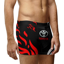 Трусы-боксеры мужские Автомобиль Toyota, цвет: 3D-принт — фото 2