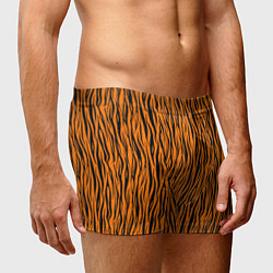Трусы-боксеры мужские Тигровые Полосы, цвет: 3D-принт — фото 2