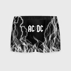 Трусы-боксеры мужские ACDC Fire, цвет: 3D-принт