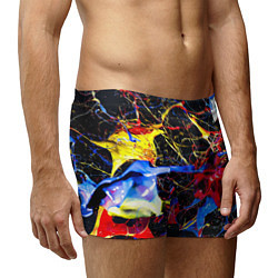 Трусы-боксеры мужские Импрессионизм Vanguard neon pattern, цвет: 3D-принт — фото 2