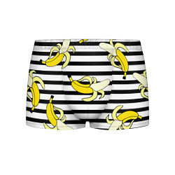 Трусы-боксеры мужские Banana pattern Summer, цвет: 3D-принт